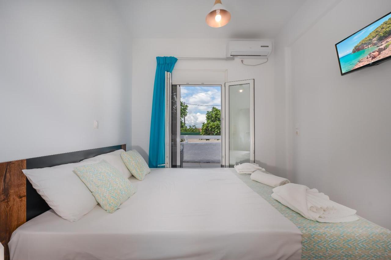 Anzuelo Apartments Megalochori  Luaran gambar