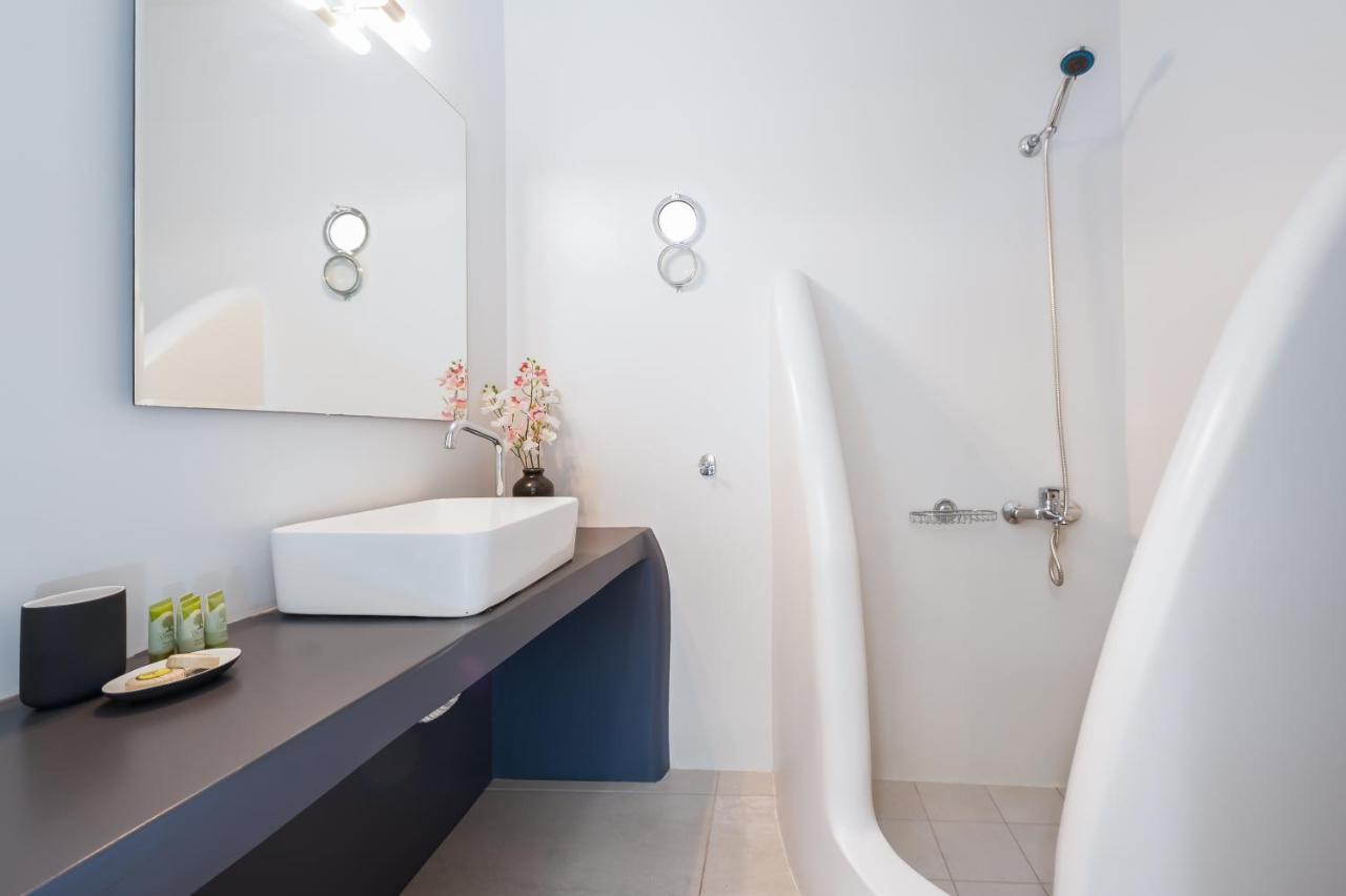 Anzuelo Apartments Megalochori  Luaran gambar